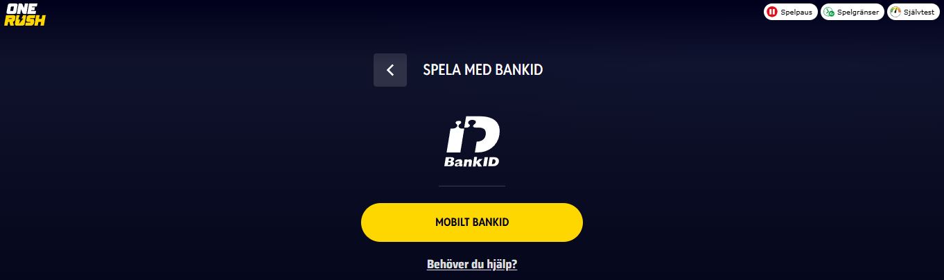 Logga in med BankID